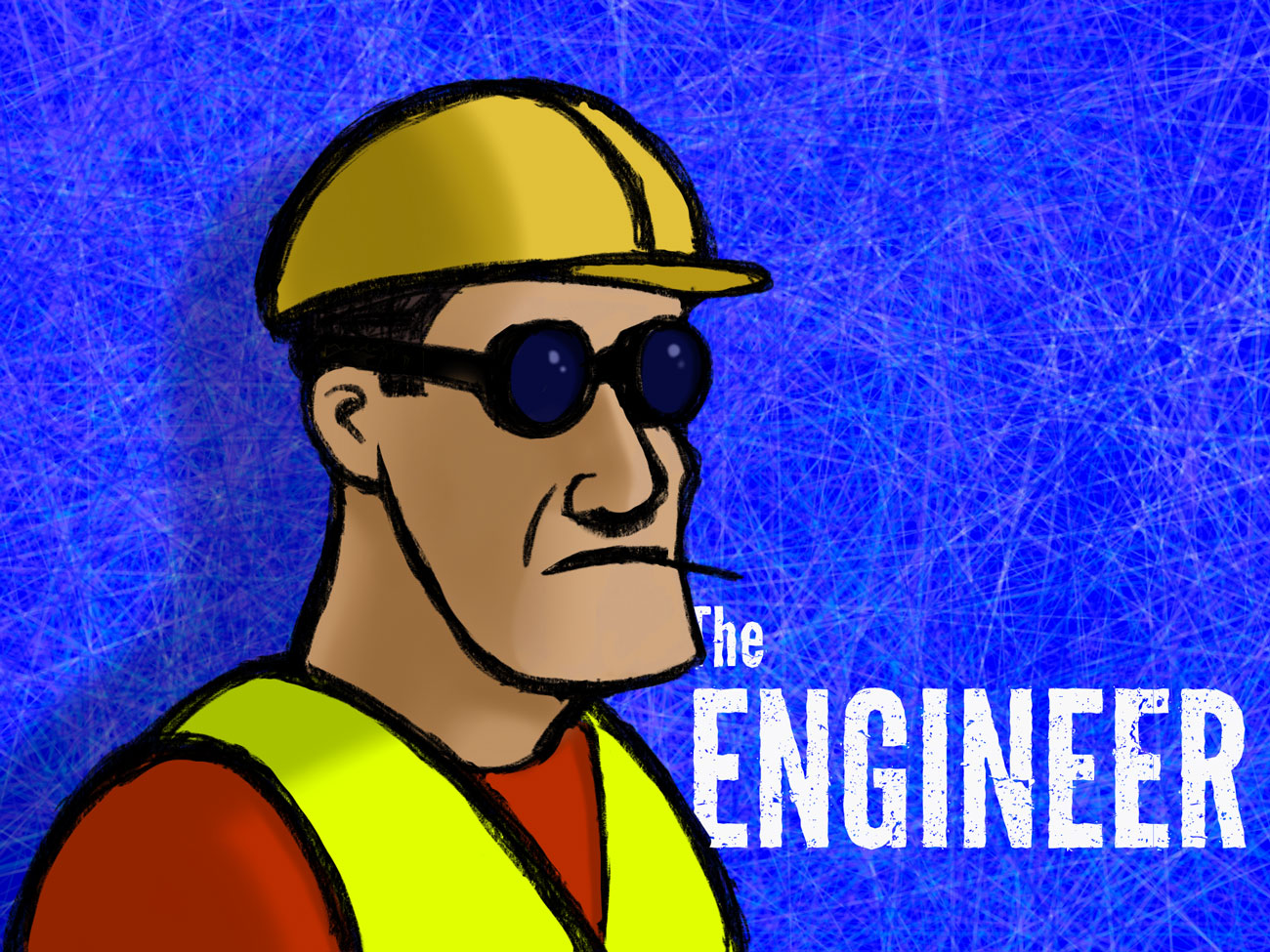 Illustration of an engineer