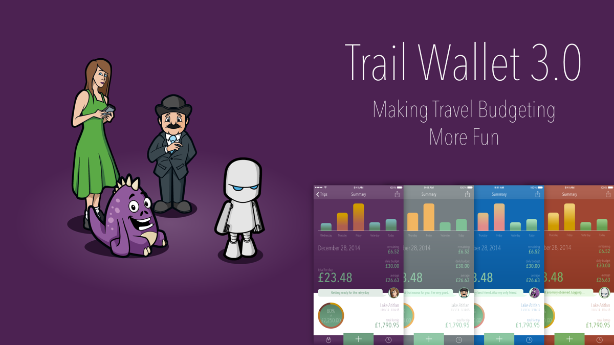 Ad for my Trail Wallet 3 app