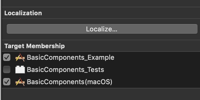 Screenshot showing that the SKS file is targeting both the macOS and iOS platforms.